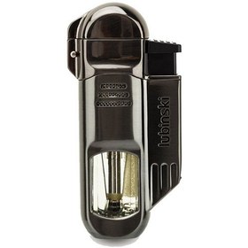 Resim Lubinski Yeni Stil Delicili Dört Torch Puro Çakmağı Gunmetal 