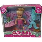 Resim MEGA Sevimli Bebek DENİZ KIZI 