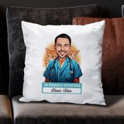 Resim Karikatürlü En İyi Erkek Veteriner Yastık 