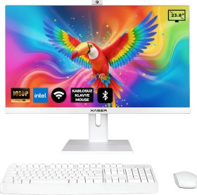 Resim Xaser XS136 i3-6100 8 GB 512 GB SSD 23.8" Free Dos AIO Masaüstü Bilgisayar 