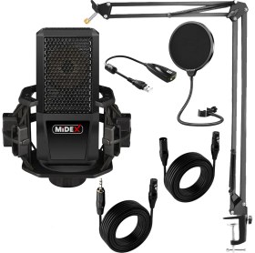 Resim Midex MX-2020 STF Stüdyo Kondenser Mikrofon Stand Filtre 