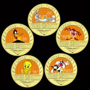 Resim Looney Tunes Daffy Duck Sylvester the Cat Karikatür Karakter Toplu Madeni Para, Parti Baskı Para Anma Para, Karışık Renk, Doğum Günü, Babalar Günü, Anneler Günü, Gençler Günü Hediyesi İçin Mükemmel 