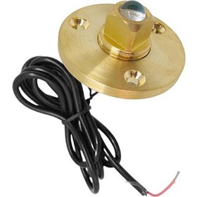 Resim Suntek Tekne Tahliye Tapası Led Işık Sualtı Pirinç Beyaz 