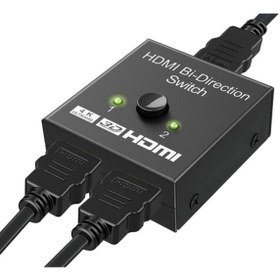 Resim 2 Port Çift Yönlü Hdmi Splitter 4494P Switch Çoklayıcı Çoğaltıcı 