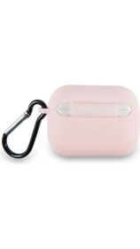 Resim Case World Caseworld Apple Airpods Pro Renkli ve Askılı Silikon Kılıf - Pudra 