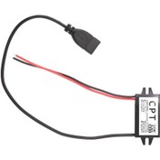 Resim Crackedice Araba Güç Dönüştürücüsü Dc 12v'tan 5v 3a'ya Telefon Şarjı İçin Dönüştürücü 
