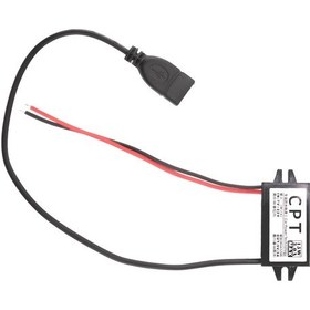 Resim Crackedice Araba Güç Dönüştürücüsü Dc 12v'tan 5v 3a'ya Telefon Şarjı İçin Dönüştürücü 