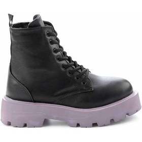 Resim Siyah Lila Kadın Bot & Bootie K02678020309 Siyah 