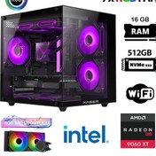Resim Xaser ECO-X100 i7 12700KF 16 GB 512 GB M.2 Nvme SSD 16 GB RX9060 XT Free Dos Masaüstü Oyuncu Bilgisayarı 