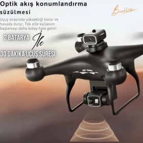 Resim Piha S116 Max Drone Fırçasız Motor 2 Batarya ile 30 Dakika Uçuş 1080P Hd Çift Kamera Engelden Kaçınma Modu 