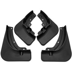 Resim Haval Jolion 2021 İçin 4 Adet / Takım Araba Oto Yumuşak Plastik Sıçrama Flapları Çamurluk Koruması 