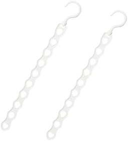 Resim Microcase Sert ABS Plastik 360 Döner 10 Gözlü Fonksiyonel Elbise Askısı Çoklayıcı 2 Adet - AL4985 