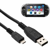 Resim POPKONSOL Playstation Vita Slim Şarj Ve Data Kablosu Vita 2000 Uyumlu Şarj Kablosu Vita Slim Mikro Usb Kablo 