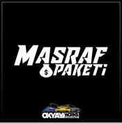 Resim OkyayWorks Masraf Paketi Sticker - Beyaz 