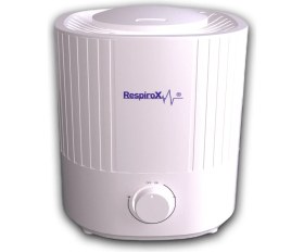 Resim Respirox Airx-One Ultrasonik Soğuk Buhar Makinesi - Üstten Su Doldurmalı, 7 Renkli Gece Lambası, 2,5 Lt, Beyaz 