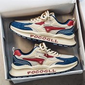 Resim Erkek Ayakkabıları 2025 Yaz Nefes Alabilir Çok Yönlü File Spor Günlük Baba Modası Sneakerlar 
