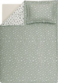 Resim Yataş Mini Povey Tek Kişilik Ranforce %100 Pamuk Nevresim Takımı - Adaçayı 