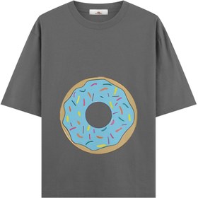 Resim Donut Boy - Hamile Oversize Tshirt - Antrasit / L / Oversize 