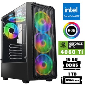 Resim Xaser XSR951 I5 14400F 16GB Ddr5 Ram 1tb M.2 Nvme SSD 8gb RTX4060 Ti Masaüstü Oyuncu Bilgisayarı 