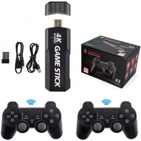 Resim Ozmik X2 Gamestick 3D Retro Video oyunu konsol 2.4G kablosuz kontrolörleri SEGA\u002FPSP\u002FPS1\u002FPES OYUNLU 