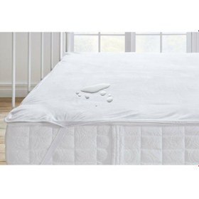 Resim Sıvı Geçirmez Yatak Koruyucu Alez Tek Kişilik 100X200 Cm Beyaz 