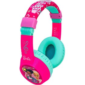 Resim Volkano Barbie Çocuk Bluetooth Kulaklık Mikrofonlu Kablosuz Çocuk Kulaklığı Lisanslı MT-9938-BR 