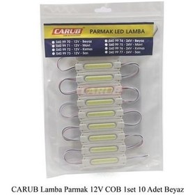 Resim Cob Led Parmak Lamba Seti 10 Adet Beyaz 12V BR0409970 