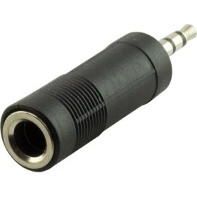 Resim Powermaster 3.5 mm St E/1 Dişi6.3 mm Jack (6.3 Mm-3.5mm (Çevirici) Jack 