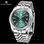 Resim Pagani design PD-1645 Datejust Yeni Mekanik Erkek Kol Saati Otomatik Retro Saatler Erkek Su Geçirmez Çelik Saat 