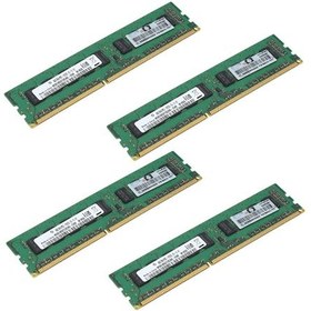 Resim 4x 4gb 2rx8 Pc3-10600e 1.5v Ddr3 1333mhz Ecc Memory Ram Unbuffered For Server Workstation 4g 