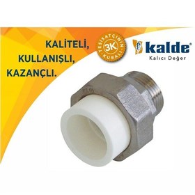 Resim Kalde 25x1/2" Dış Dişli Oynar Başlıklı Rekor 