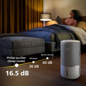 Resim Philips Tam Koruma 2si 1 Arada Hava Yıkayıcı Temizleme ve Nemlendirme Makinesi Bakteri Virüs ve Alerjen Giderici Akıllı Sensörlü 