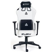 Resim Titanseat Fury Leather White Oyuncu Koltuğu 