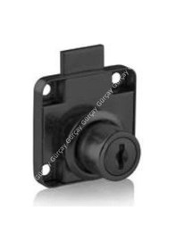 Resim Çekmece Kapak Kilidi Kare 22Mm Siyah 