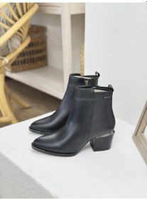 Resim 1928160 Hakiki Deri 6cm Kalın Topuklu Bot Kadın 001 