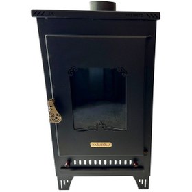 Resim Şömine Model Tek Camlı Odunlu-peletli Soba Özel Üretim -493 