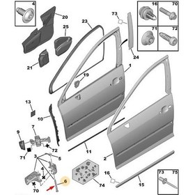 Resim Kapı Pimi - 9044.45 - Psa 