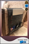 Resim OverPazar Oturma Koltuğu Organizer Yan Sehpa Keçe Organizer Koltuk Organizer 