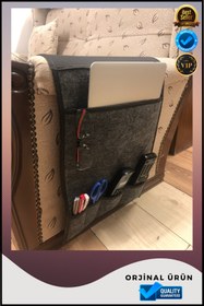 Resim OverPazar Oturma Koltuğu Organizer Yan Sehpa Keçe Organizer Koltuk Organizer 
