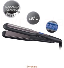 Resim Remington Evrekala Shop Saç Düzleştirici Remington Geniş Plakalı Dijital Maşa Hızlı Isınma 