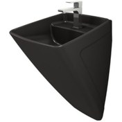 Resim Bocchi Firenze Asma Monoblok Lavabo Mat Siyah 1082-004-0126 