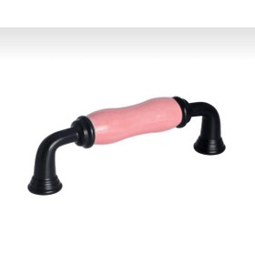 Resim Porcellana Perla Porselen Kulp-dolap-çekmece-mobilya-mutfak Dolabı- Çocuk Odası-safir 96 Mm (9,6CM)-pembe-stk5238 