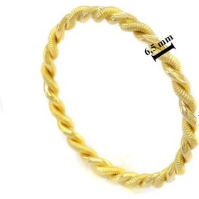 Resim Ferizz Altın Kaplama 2Li Adana Burması Bilezik 6.5 Mm Blz-3021 Altın 
