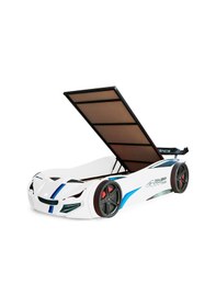 Resim Arabalı Yatak, Beyaz Merso Bazalı Arabalı Yatak ,Setay Genç Od... Beyaz 