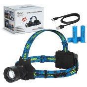 Resim Watton Wt-627 Cree P360 - 12,000 Lümen Şarjlıı Kafa Lambası Siyah 