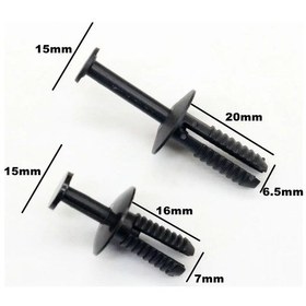 Resim Lasonstiges Bmw E30 E39 E46 E53 E60 İçin 20 Adet Uzatma Perçin Tutma Klipsleri 