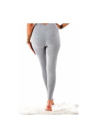 Resim Kota Kadın Gri Penye Elastan Uzun Taytgri L Gri 