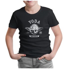 Resim Star Wars - Yoda 2 Siyah Çocuk Tshirt 