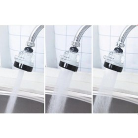 Resim Su Tasarruflu 3 Fonksiyonlu Oynar Musluk Başlığı - Şeffaf 476 