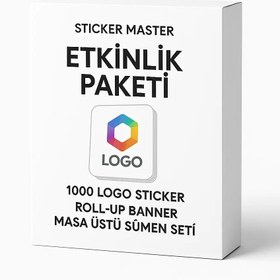 Resim Fuar ve Etkinlik Paketi: 1000 Sticker, Banner, Sümen | Sticker Master 